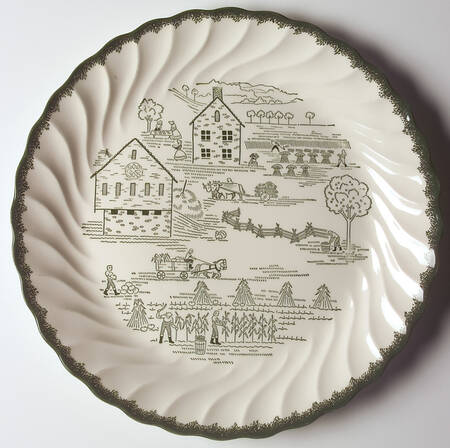 Countryside (Fall) 12" Chop Plate (Round Platter)