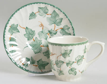 Country Vine Flat Cup & Saucer Set by Royal Stafford