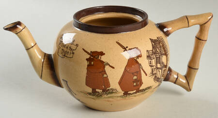 Night Watchman Teapot No Lid