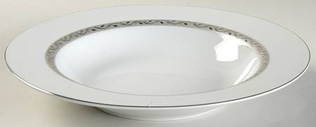 Vineyard Platinum Rim Soup Bowl