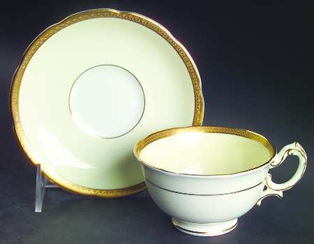 Yarborough Ivory and Gold by Royal Swansea