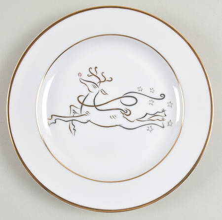 Rudolph Salad Plate
