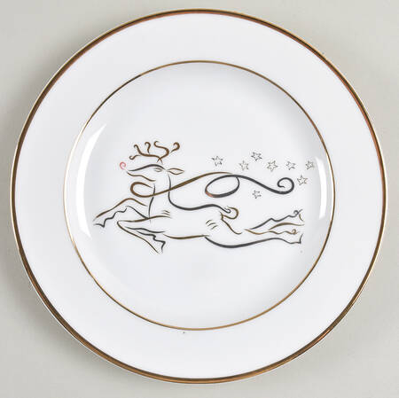 Rudolph Salad Plate