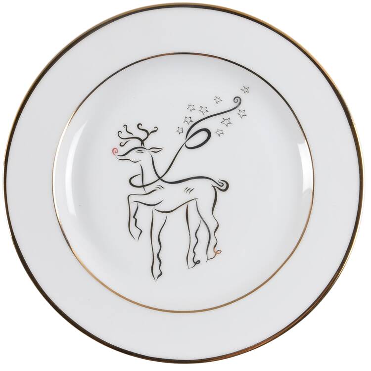 Rudolph Salad Plate