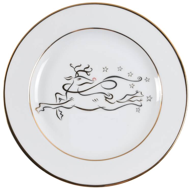 Rudolph Salad Plate