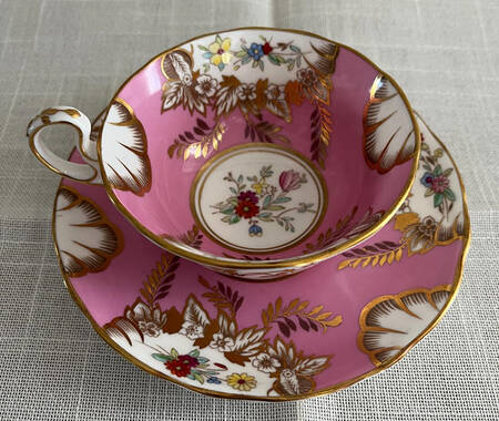 7226 Footed Cup & Saucer Set