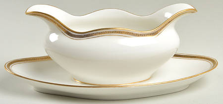 RDN123 Gravy Boat with Attached Underplate