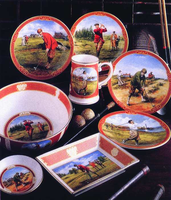 Golfing Collection Rectangular Tray