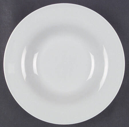 Moon Light Two Dark Light Gray (No Decal) Large Rim Soup Bowl