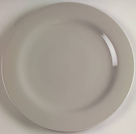 Moon Light Two Dark Light Gray (No Decal) Service Plate (Charger)