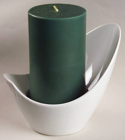Unwind 5" Pillar Candleholder
