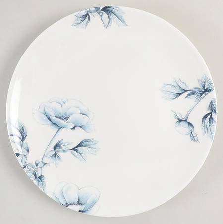 Blue Peony (Bone) Salad Plate