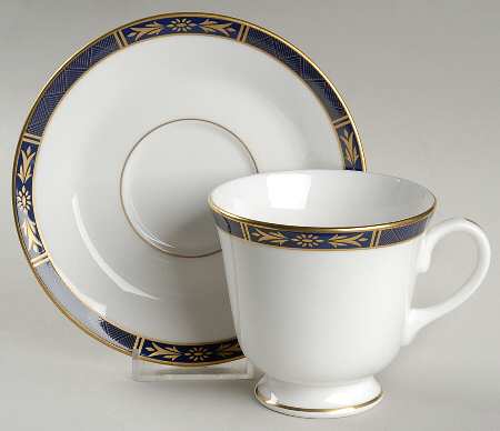 Royal Lily (Newer, 2004 Intro) Footed Cup & Saucer Set