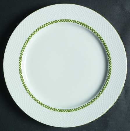 Cafe Fleur Squares Dinner Plate