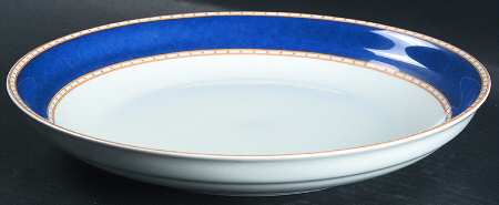 Liselund Dark Blue Cake Plate