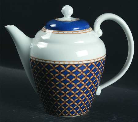 Liselund Dark Blue Coffee Pot & Lid