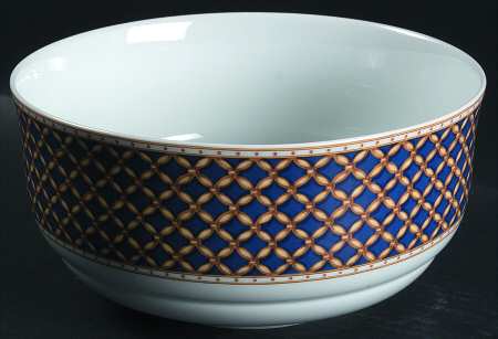 Liselund Dark Blue 8" Salad Serving Bowl