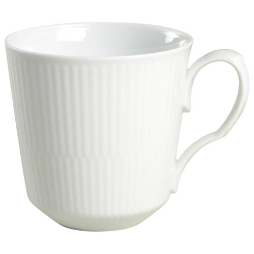 White Plain Latte Mug