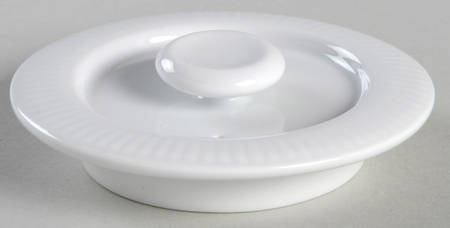 White Plain Lid for Small Teapot