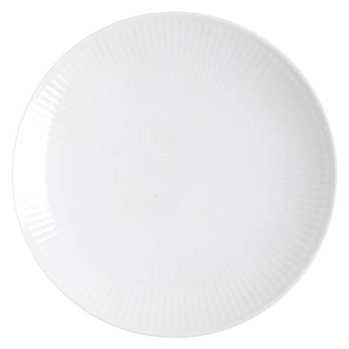 White Plain Coupe Salad Plate