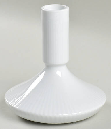 White Plain Small Candlestick