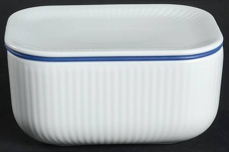 White Plain Butter Box & Lid