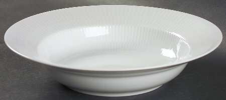 White Plain Large Rim Soup Bowl