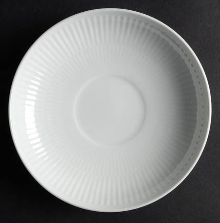 White Plain Saucer for Flat Cup