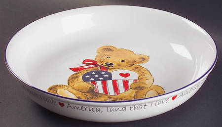 Land That I Love 12" Pasta Serving Bowl