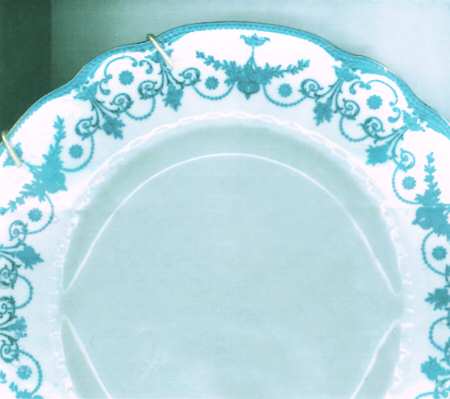 Josephine (Blue, Scalloped, No Trim) by Royal Doulton