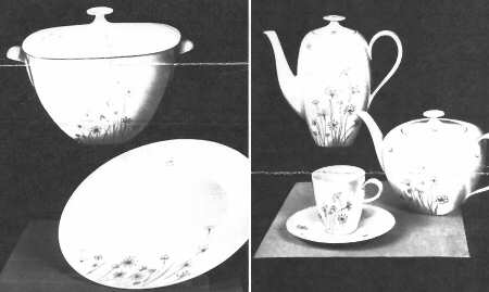 3331 (Floral, Fortuna Shape) Coffee Pot & Lid