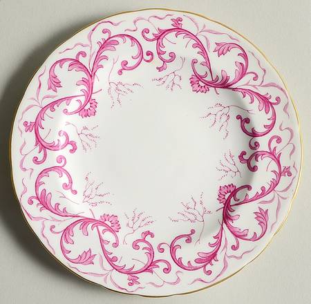 A567 Purple Bread & Butter Plate