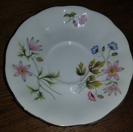 Wild Anemone (Scalloped) Saucer for Footed Cup