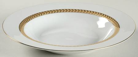 Imperial Gold Rim Soup Bowl
