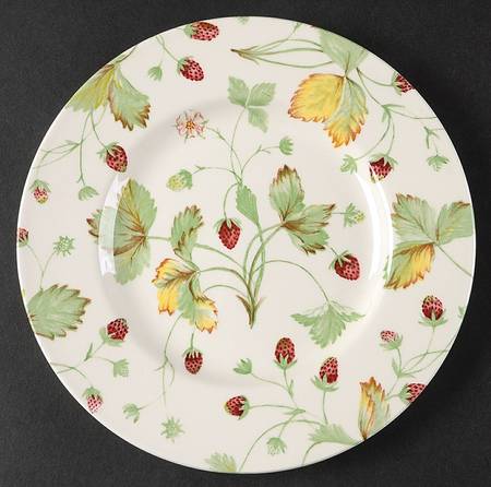 Alpine Strawberry Salad Plate