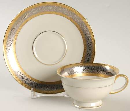 Duchess Footed Demitasse Cup & Saucer Set