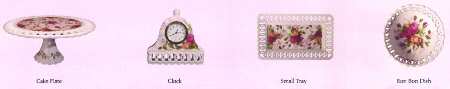 Old Country Roses Pierced (Giftware) Quartz Clock