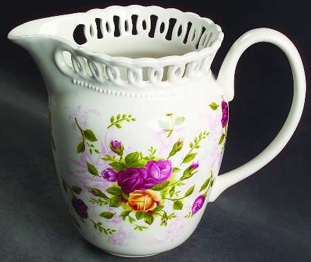 Old Country Roses Pierced (Giftware) 32 Oz Pitcher