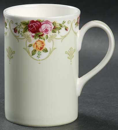Rose Cameo Green Mug