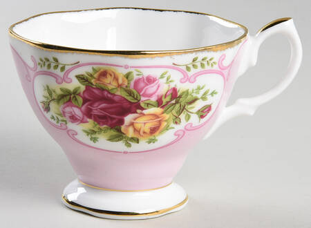 Rose Cameo Pink Footed Cup
