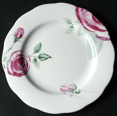 Rose Clouds Salad Plate