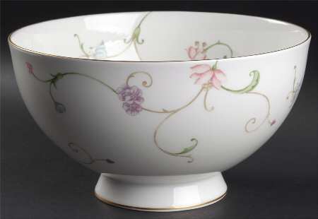 Mille Fleures 10" Large Salad Serving Bowl