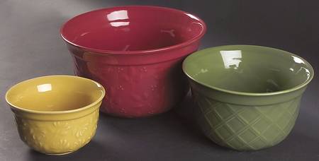 Chanticlair Mixing Bowl Set (MB10, MB8, MB6)