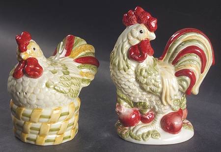 Chanticlair Figural Salt & Pepper Set
