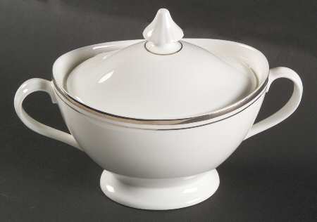 Concord Platinum (Classic Shape) Sugar Bowl & Lid