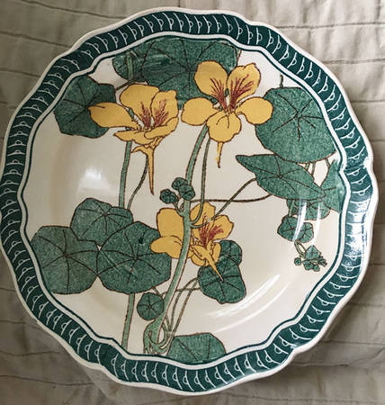 Nasturtiums Luncheon Plate