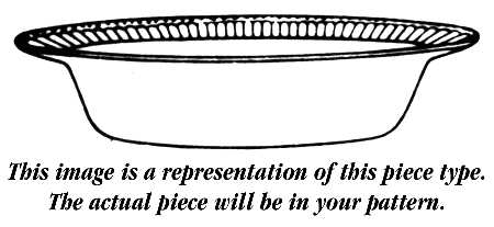 Garden Club 10" Oval Vegetable Bowl