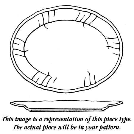 Royal Garland 13" Oval Serving Platter