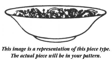 Morning Glory (No Trim) Rim Cereal Bowl