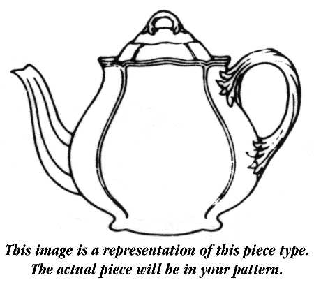 Tropical Garden Teapot & Lid